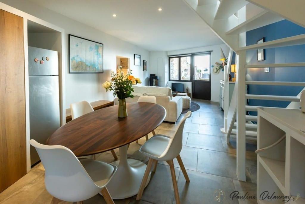 Ty Ar Mor Maison De La Mer, A 40 M De La Plage Saint-Michel-en-Grève Esterno foto