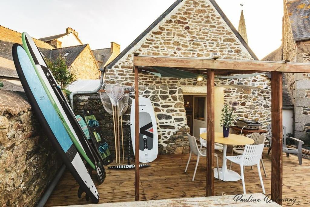 Ty Ar Mor Maison De La Mer, A 40 M De La Plage Saint-Michel-en-Grève Esterno foto