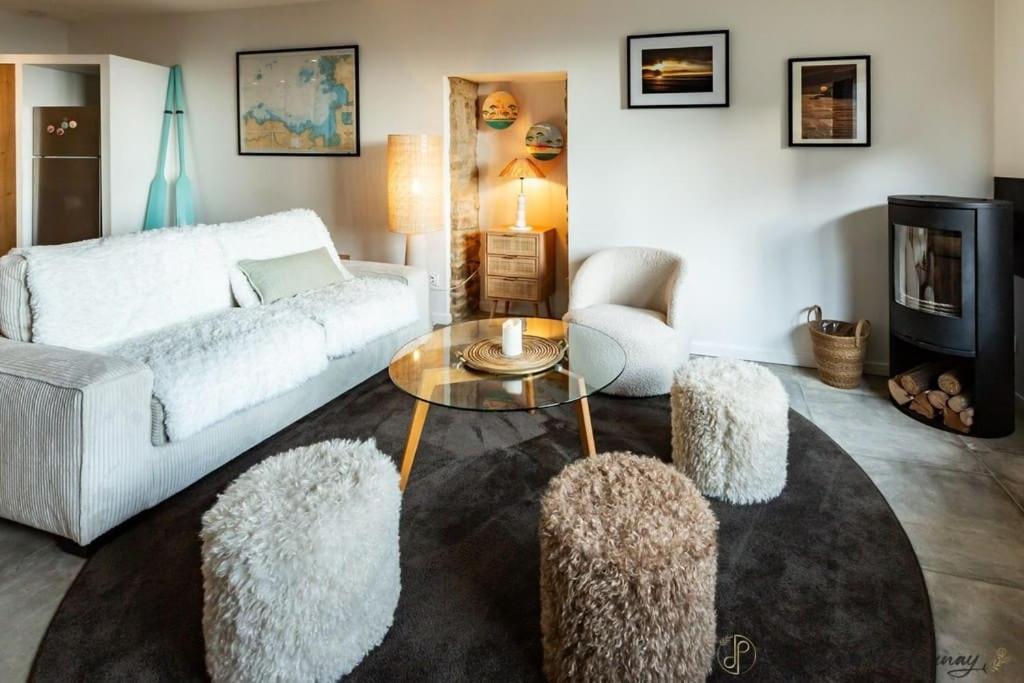 Ty Ar Mor Maison De La Mer, A 40 M De La Plage Saint-Michel-en-Grève Esterno foto