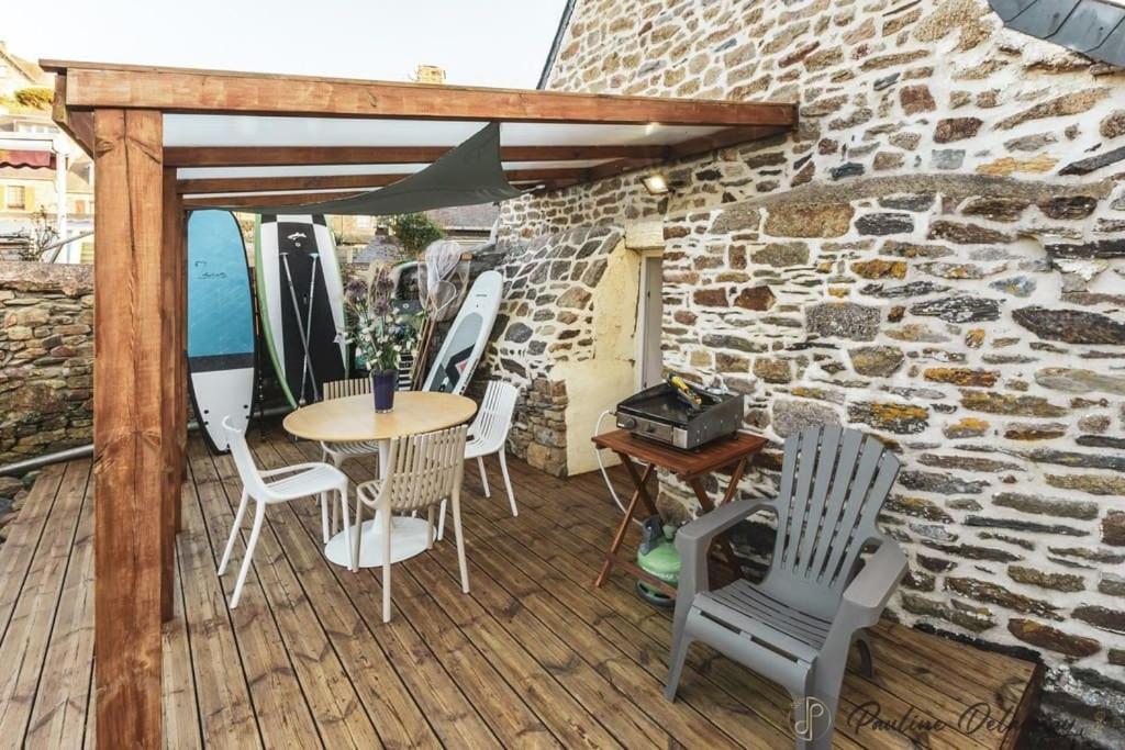 Ty Ar Mor Maison De La Mer, A 40 M De La Plage Saint-Michel-en-Grève Esterno foto